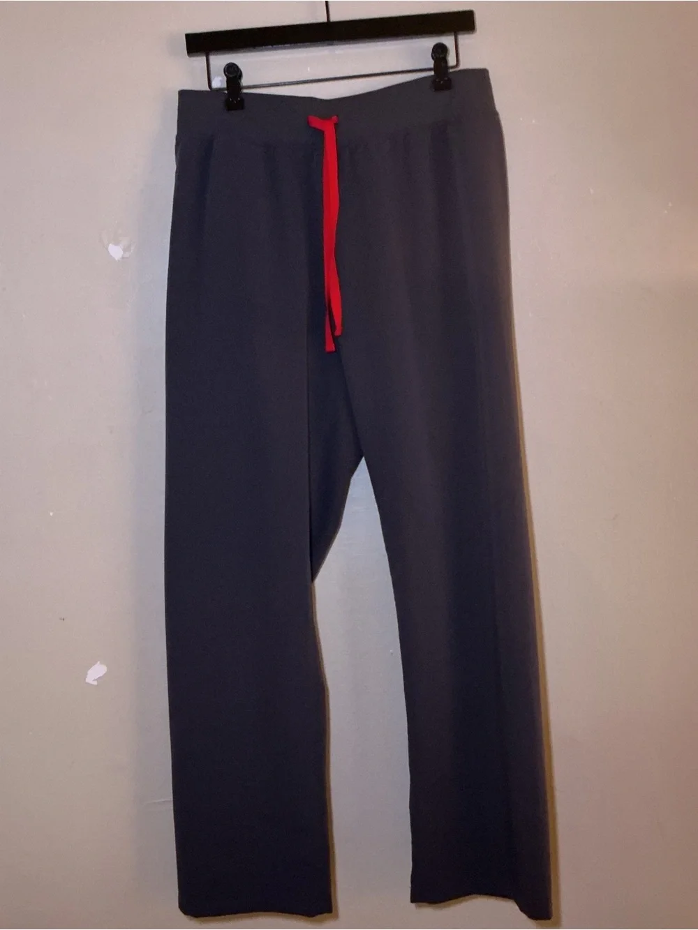FIGS Technical Collection Scrub Pants Large Gray Straight Leg Stretch 32X29